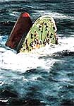  Le 12 dcembre 1999, l'Erika, ptrolier battant pavillon maltais affrt par Total-Fina, charg de 28 000 tonnes de ptrole brut, se brisait en deux  70 Km  l'ouest de Belle-Ile.